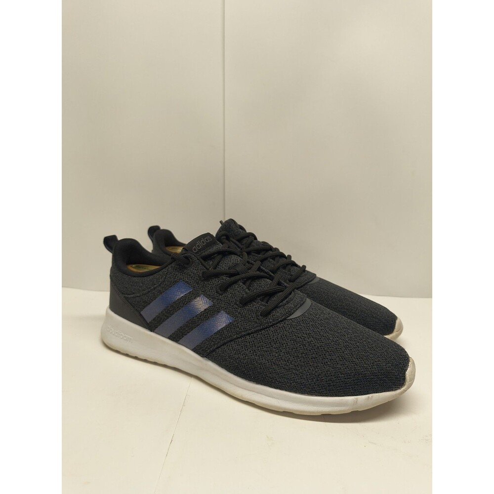 Adidas QT Racer 2.0 Gray/Blue Women's Size 11 Running Walking Shoes Comfort